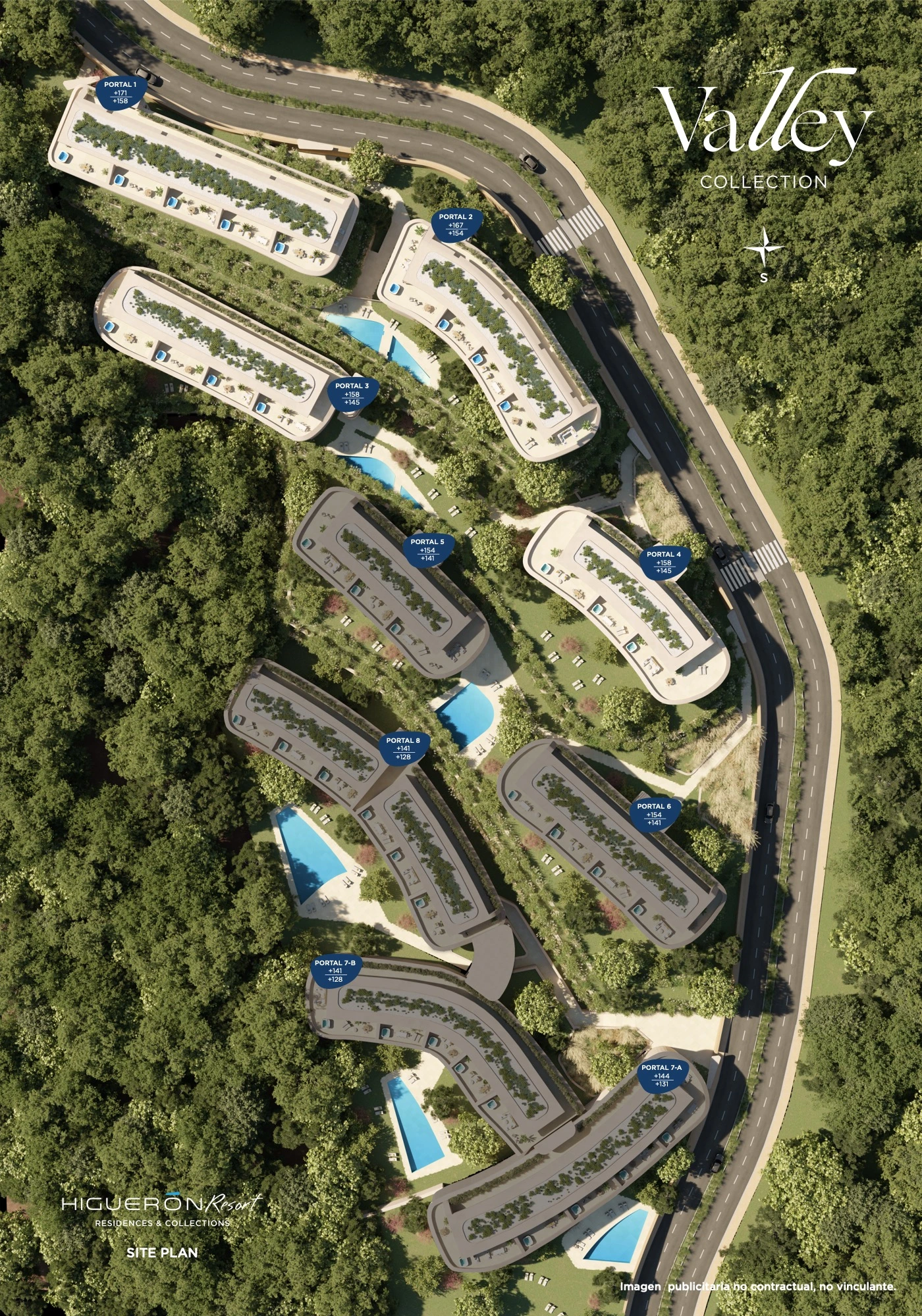 Valley Collection – site plan